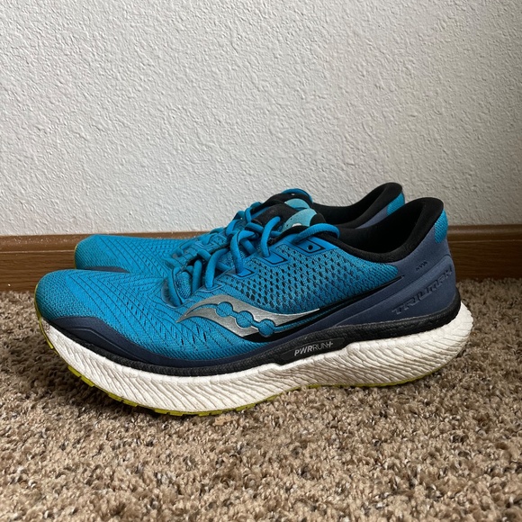 Saucony Triumph 18 Cobalt Blue Men's Size 9.5 - Picture 2 of 7